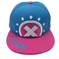 Anime Character Cosplay Snapback Cap – Blue / Pink Cartoon Style