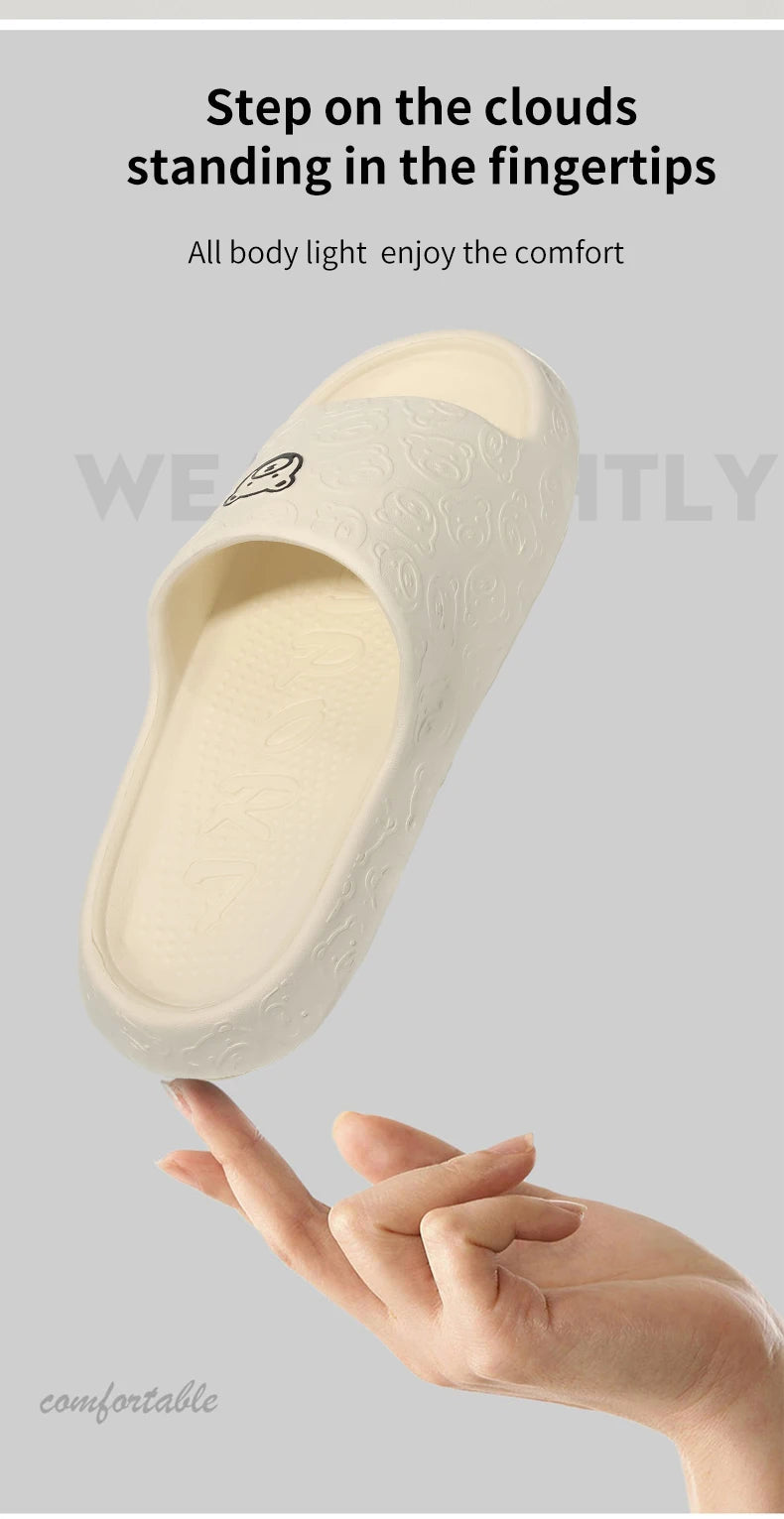 Cloud Comfort Non-Slip EVA Slippers – Lightweight Cushioned Indoor Slides