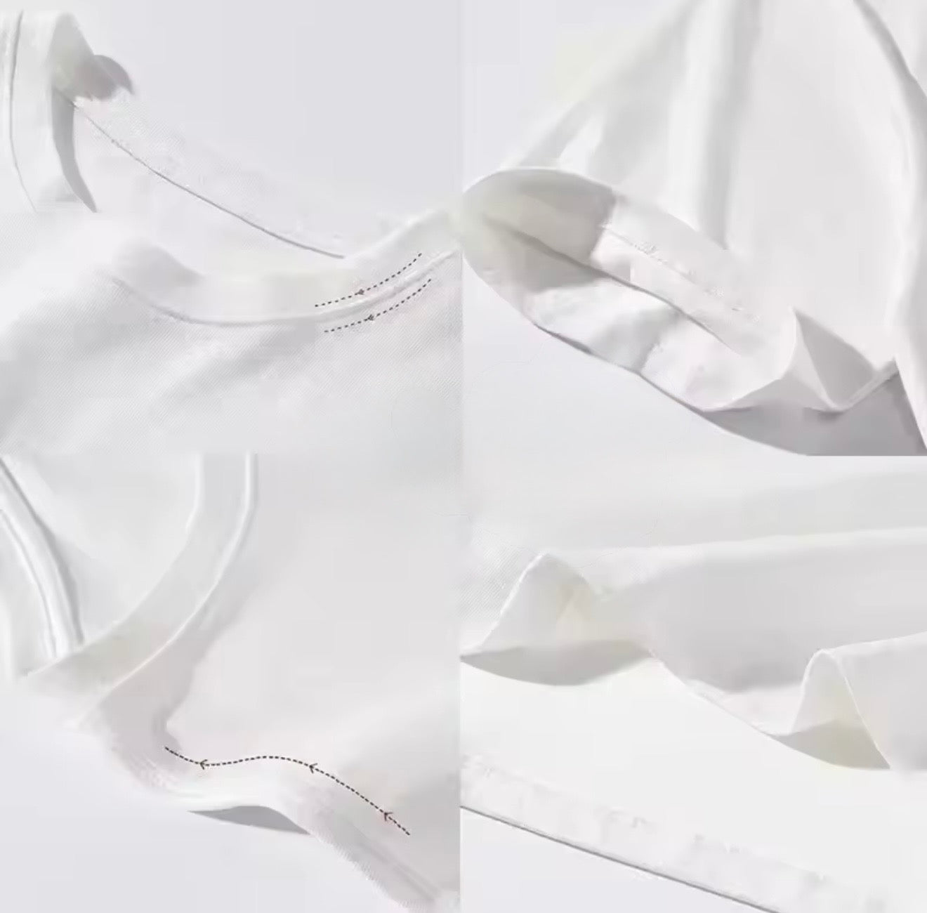 Blank White T-Shirt for Printing – Soft Cotton Unisex Tee for Heat Transfer & DIY Design