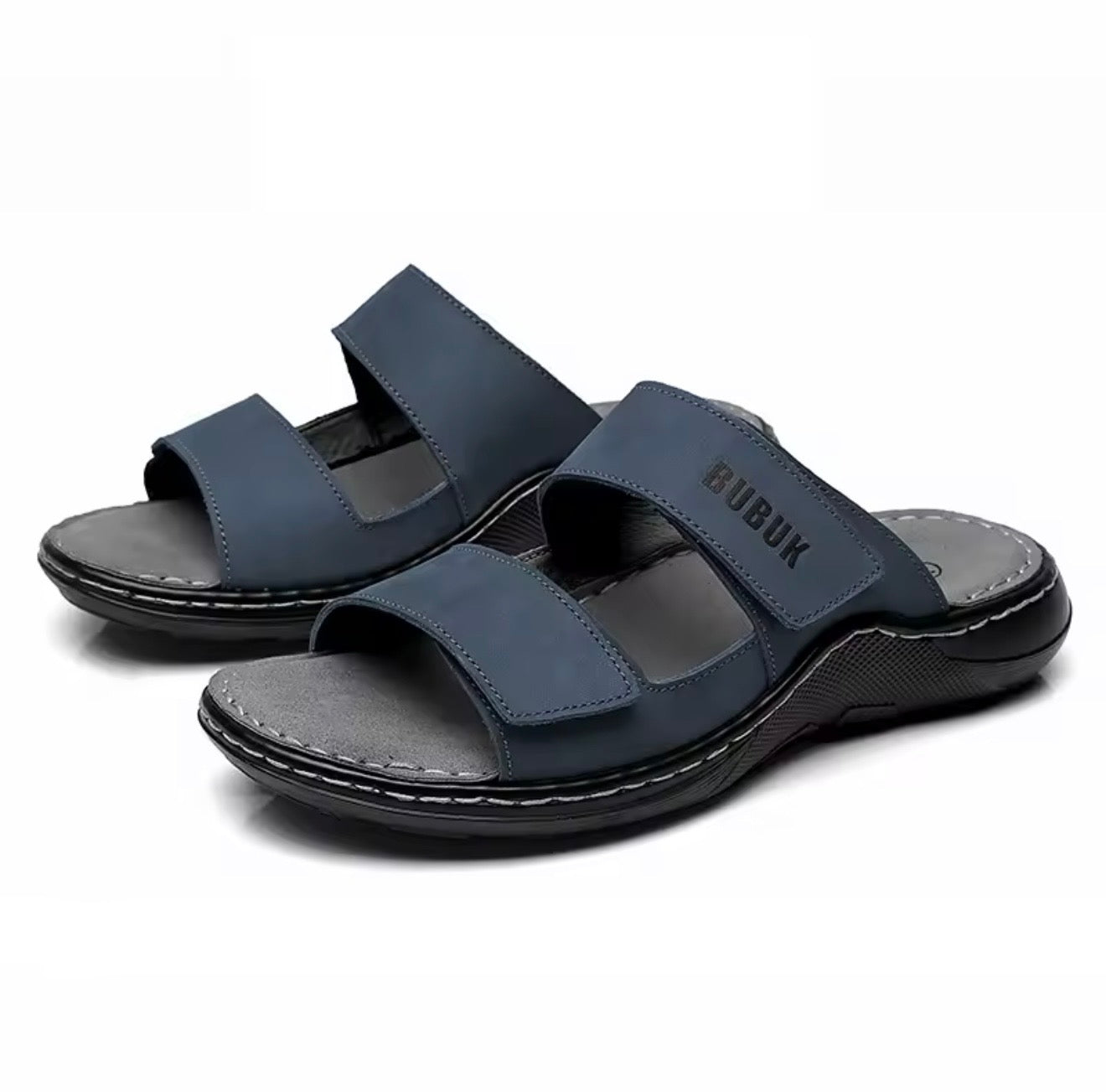 BUBUK ComfortFlex Dual-Strap Casual Slide Sandals