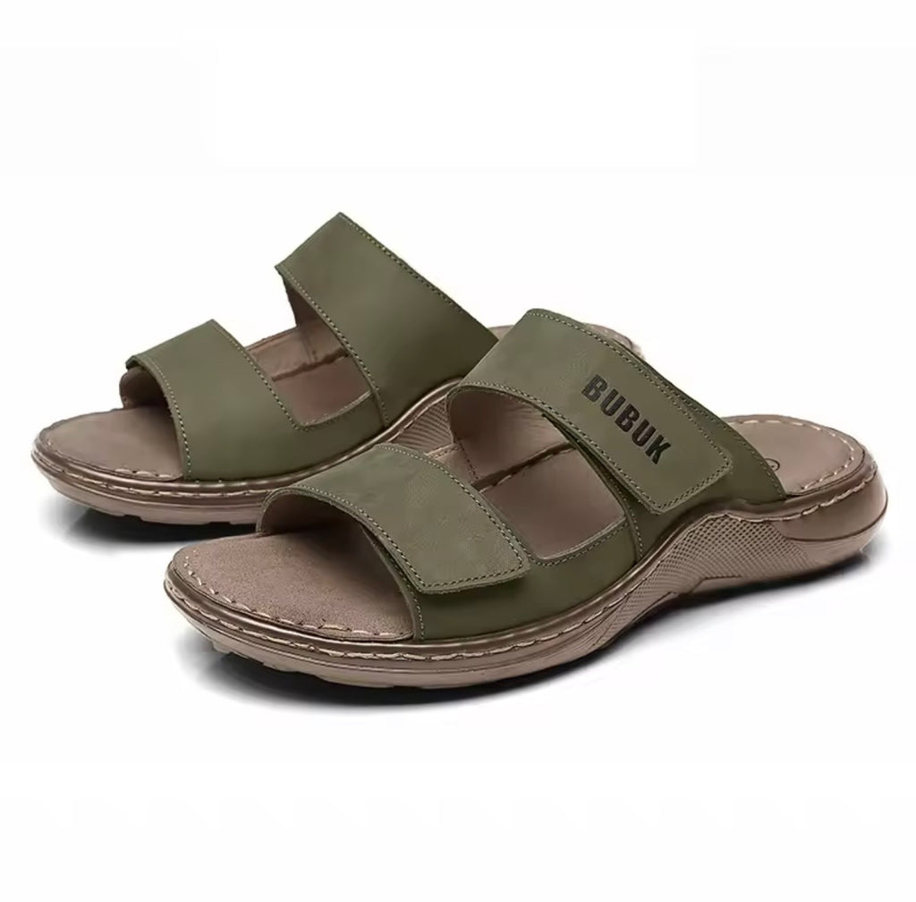 BUBUK ComfortFlex Dual-Strap Casual Slide Sandals