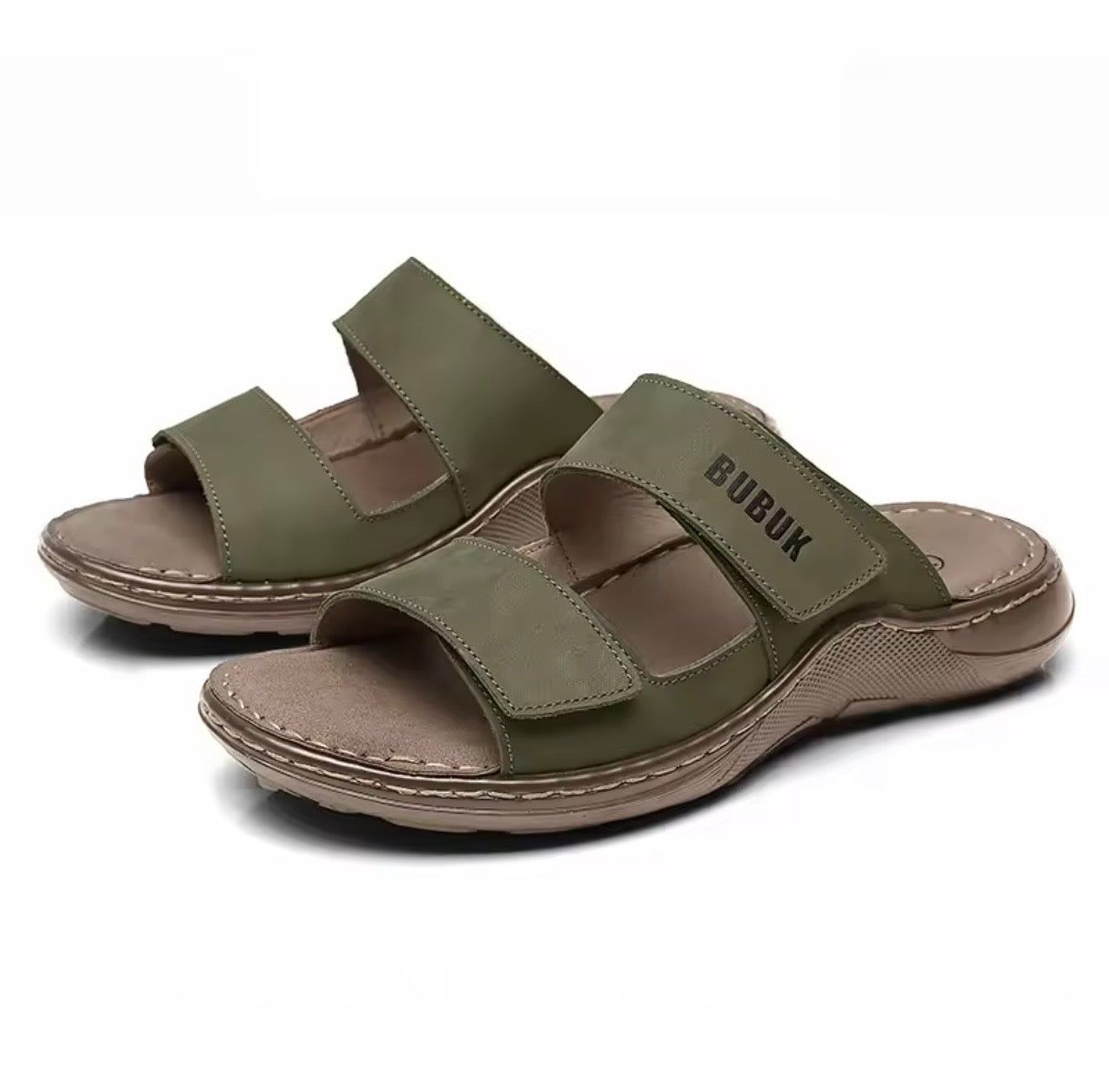 BUBUK ComfortFlex Dual-Strap Casual Slide Sandals