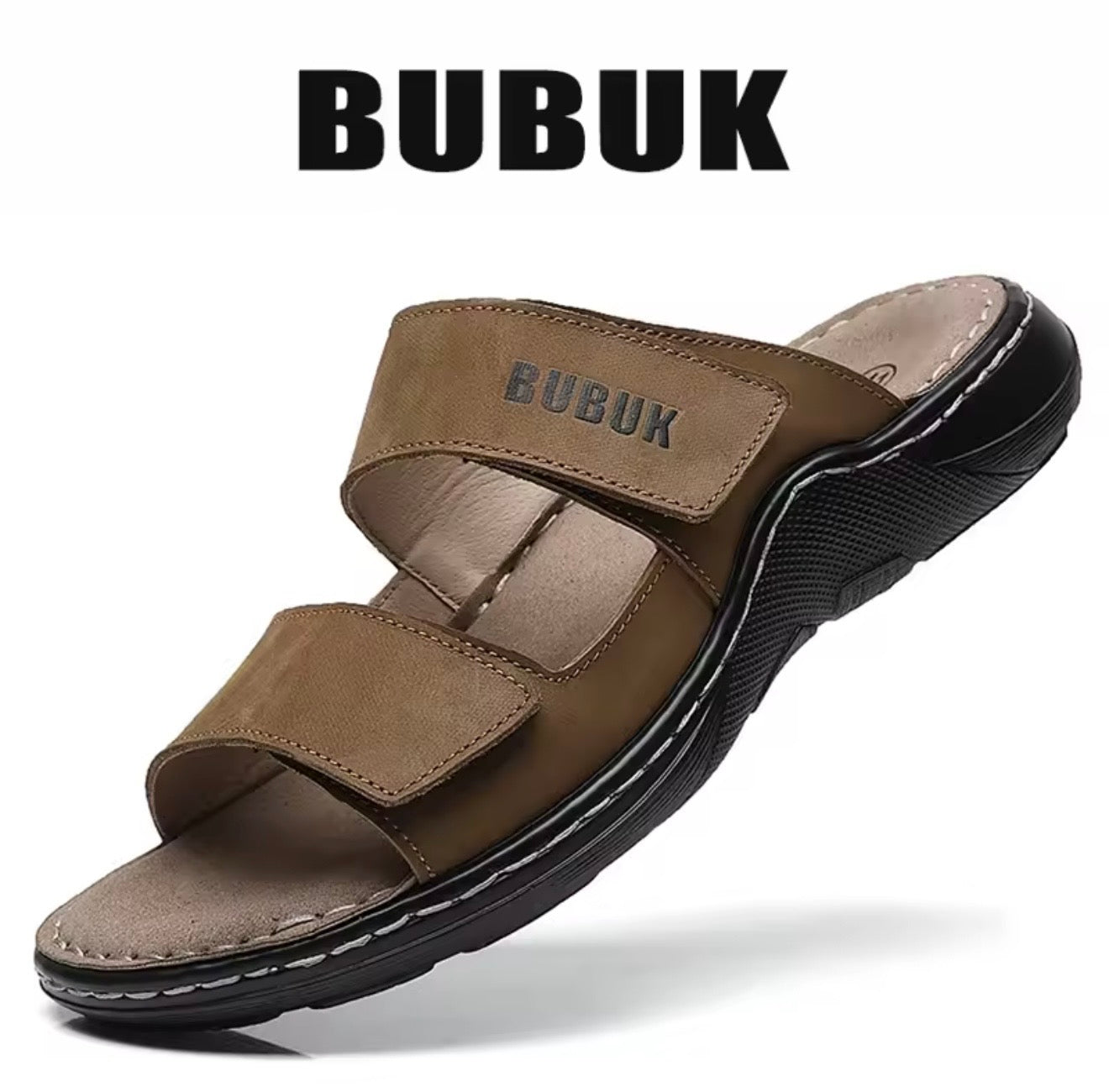 BUBUK ComfortFlex Dual-Strap Casual Slide Sandals