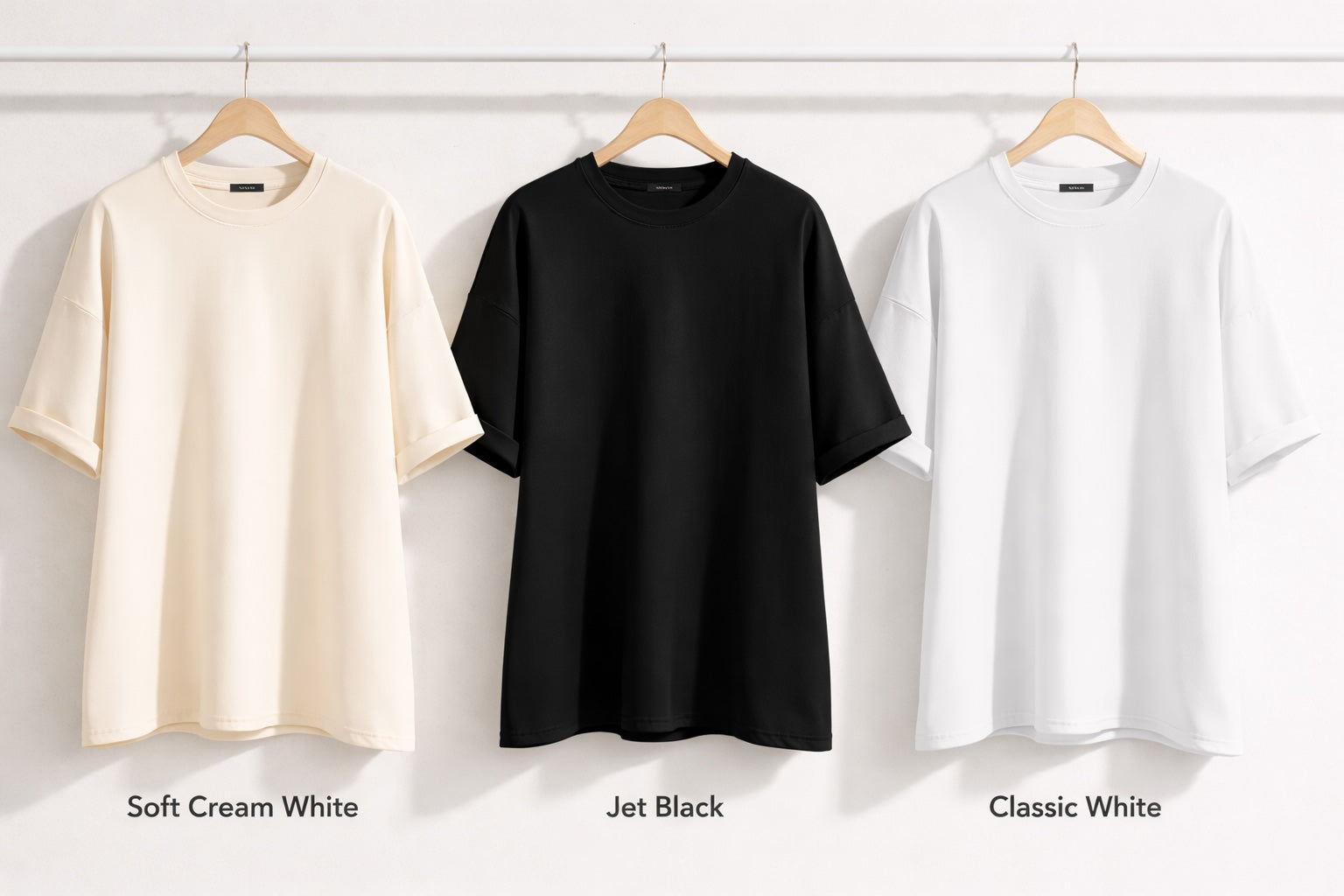 Oversized Cotton Blend T-Shirt – Premium Blank Streetwear Tee (Unisex, Print-Ready)