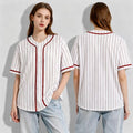 Oversized Blank Baseball Jersey – Streetwear Print-Ready Shirt (Unisex, Button-Up)