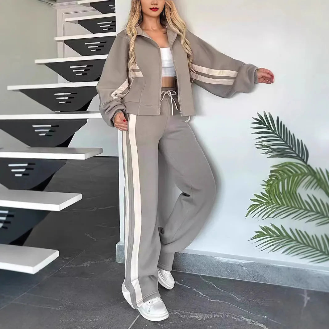 Women’s Sport Luxe Two-Piece Tracksuit Set
