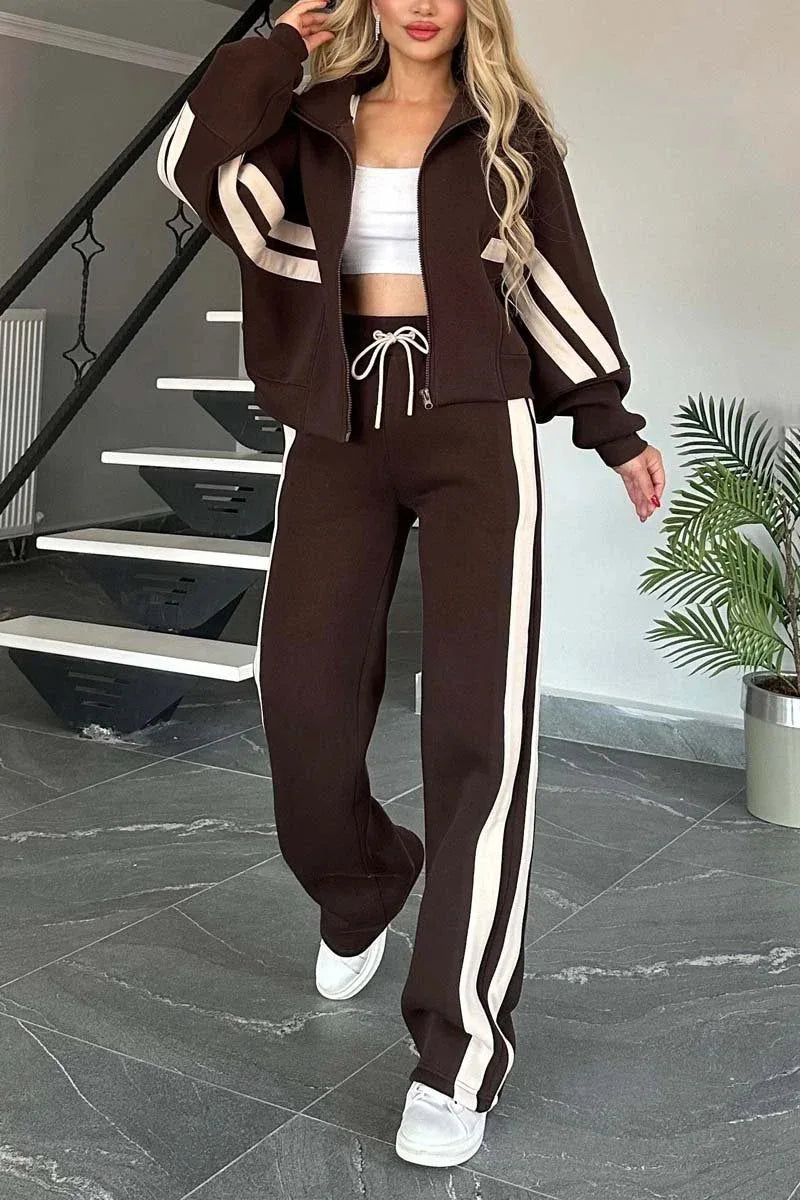 Women’s Sport Luxe Two-Piece Tracksuit Set