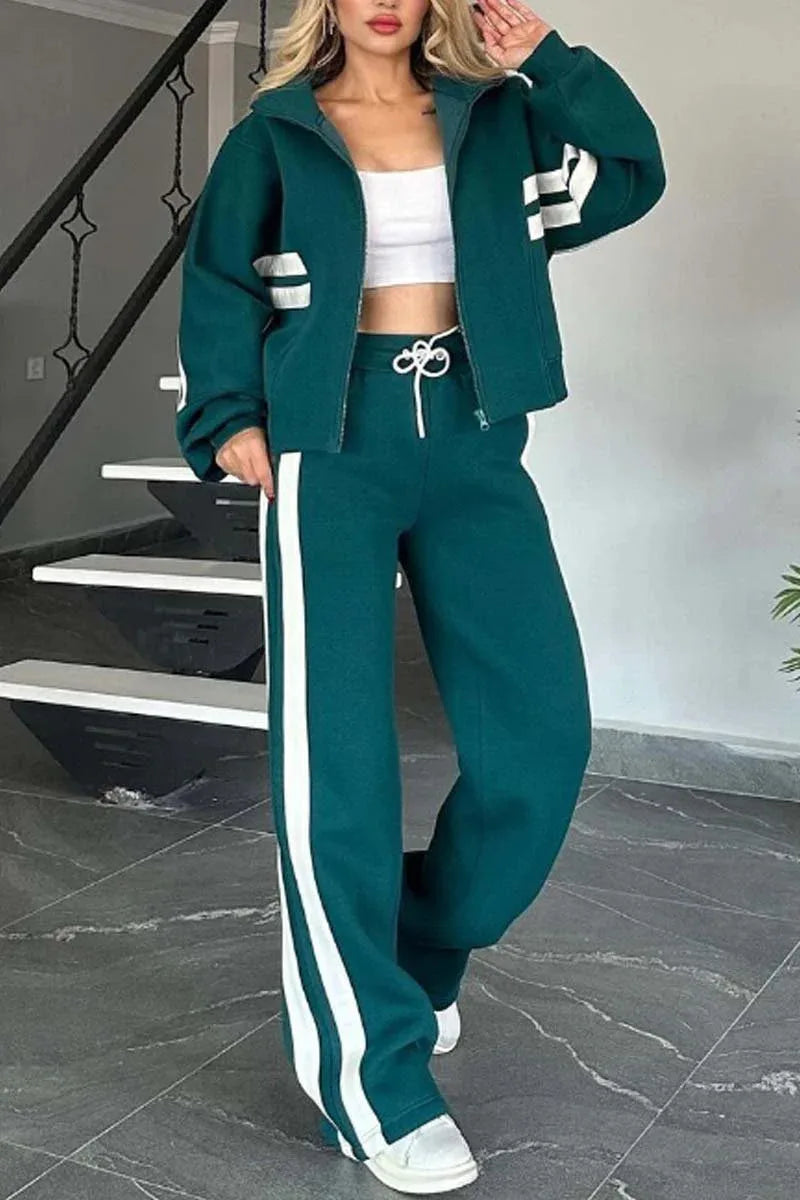 Women’s Sport Luxe Two-Piece Tracksuit Set