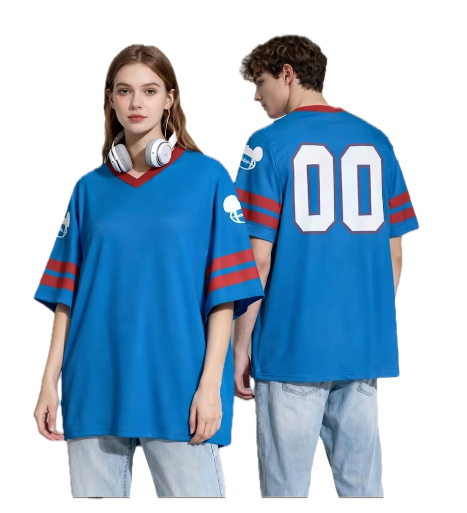 Oversized Blank Baseball Jersey – Streetwear Print-Ready Shirt (Unisex, Button-Up)