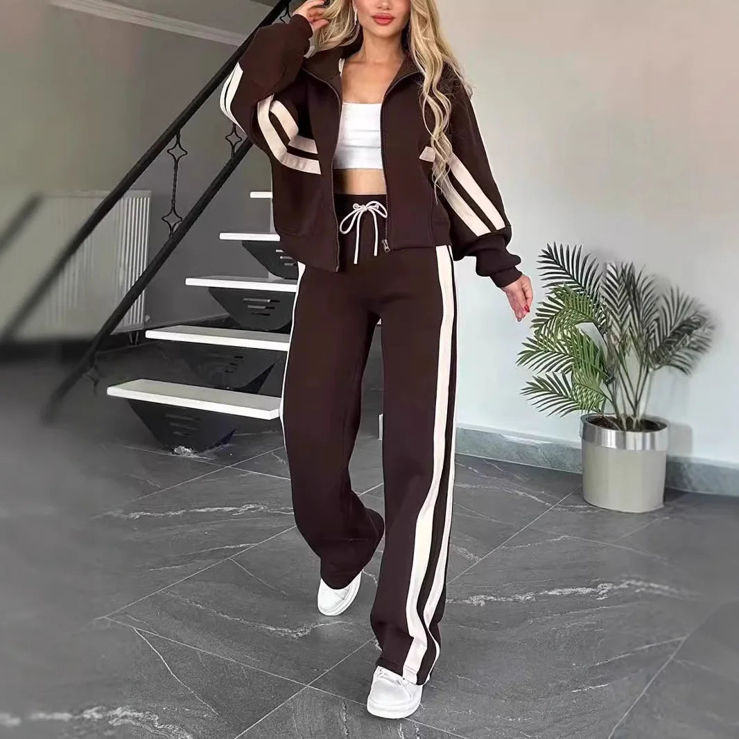 Women’s Sport Luxe Two-Piece Tracksuit Set