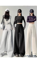 Women’s High-Waisted Wide-Leg Lounge Pants – Soft Relaxed Fit with Pockets