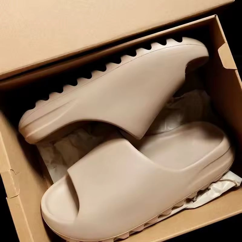 Cloud Comfort Slides - Thick Sole Cushioned Everyday Slippers